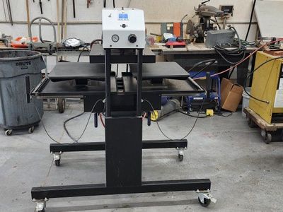 Geo Knight 394-TS Twin Shuttle Air Operated Heat Press 16" x 20"