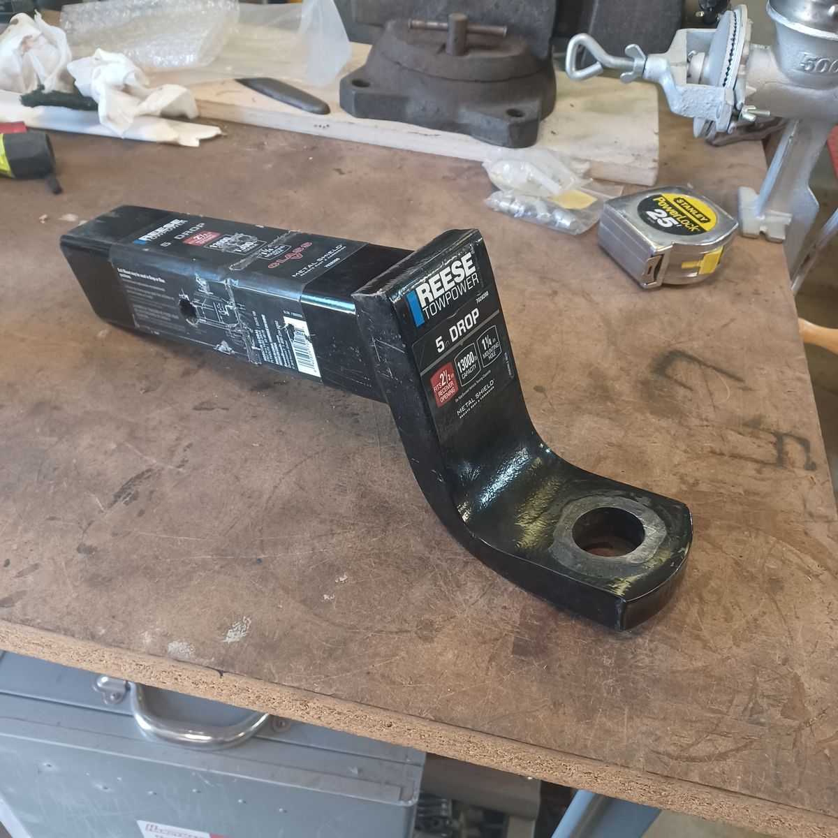 Five inch drop hitch.