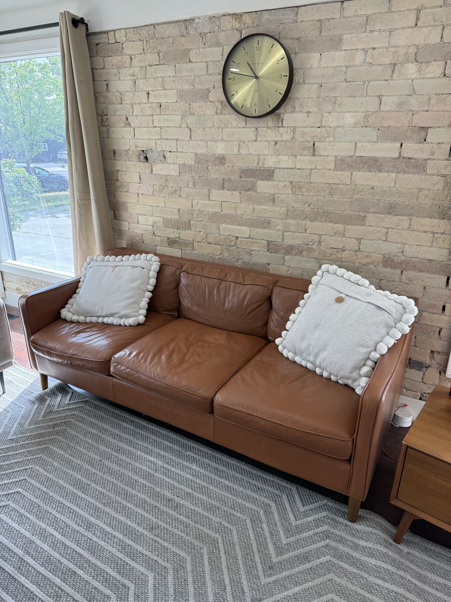 Midcentury Leather couch