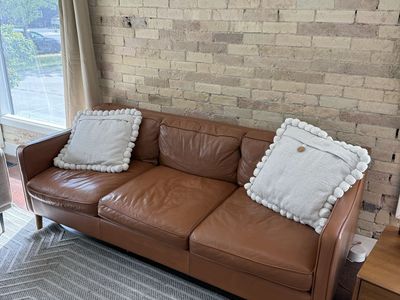 Midcentury Leather couch