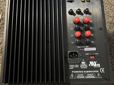 RBH MS8.1 Subwoofer Enclosure And Amp