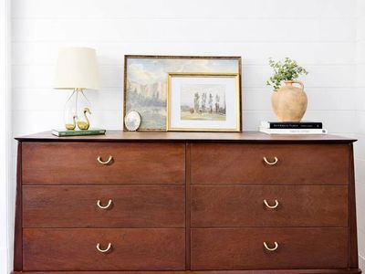 Vintage Albert Distinctive Modern Mid Century Modern 6 Drawer Dresser | Mid Century Modern Dresser