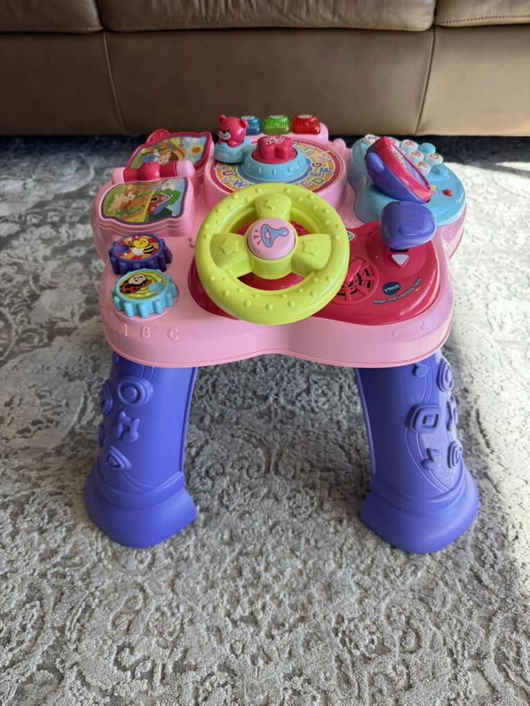 VTech Pink Magic Star Learning Table