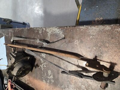 66' chevy II original wiper motor wipers and linka