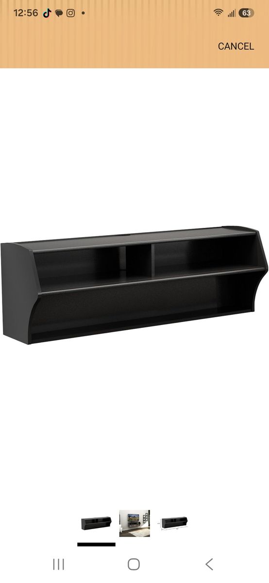 Wall Mounted Media Center Open Box
