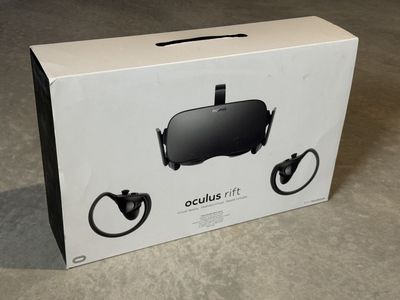 Oculus Rift Virtual Reality Headset & Touch Controllers - Black, Complete PC VR System