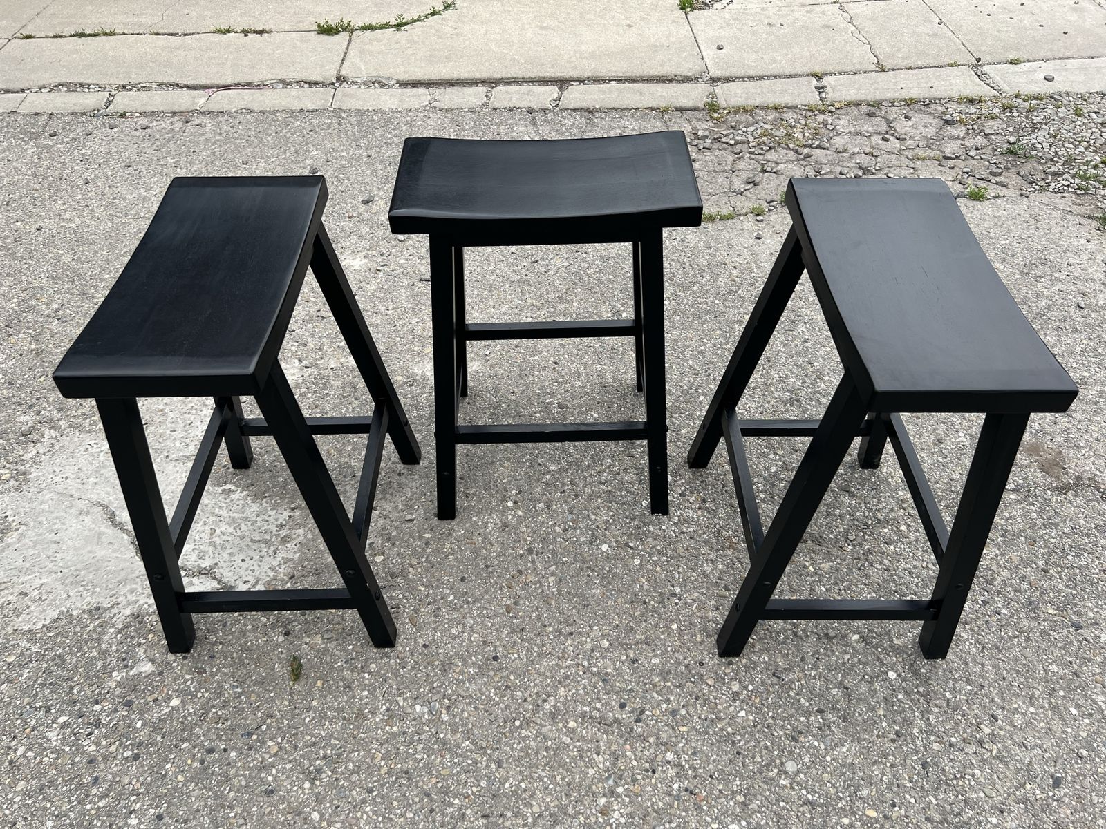 Saddle Seat Counter Stools - 24"