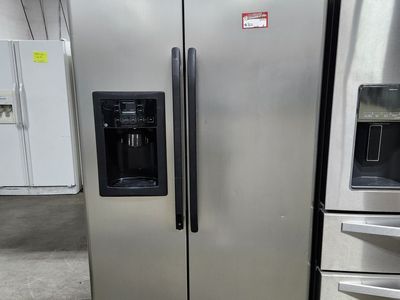 Great GE stainless steel side by side Fridge! W-Warranty