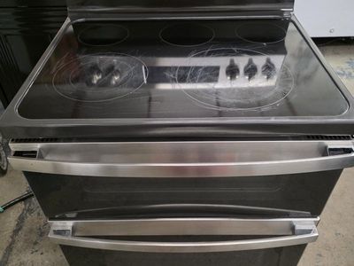 ge double oven electric stove