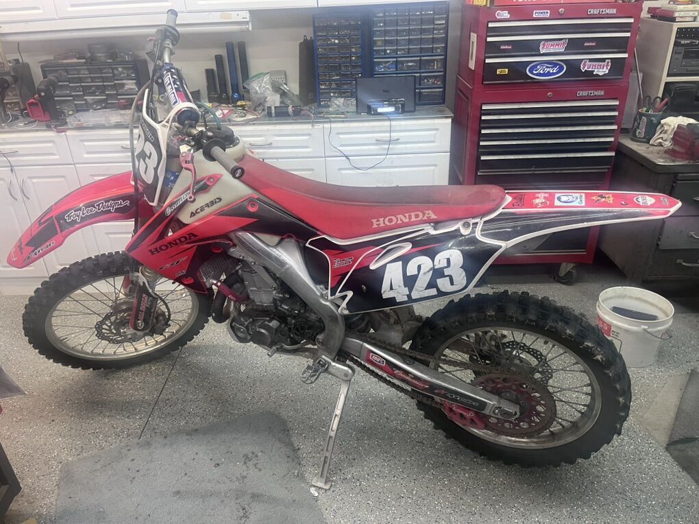 2012 Honda Crf 450 New Top End Big Gas Tank