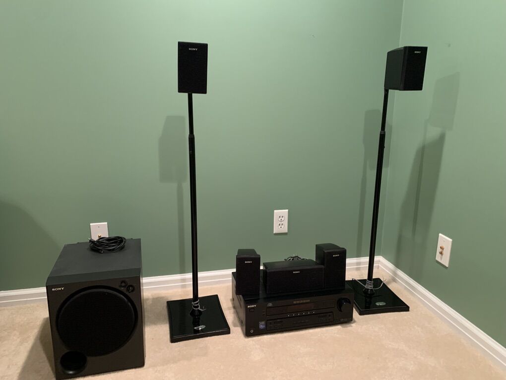 Sony FM/AM audio-video receiver surround sound system