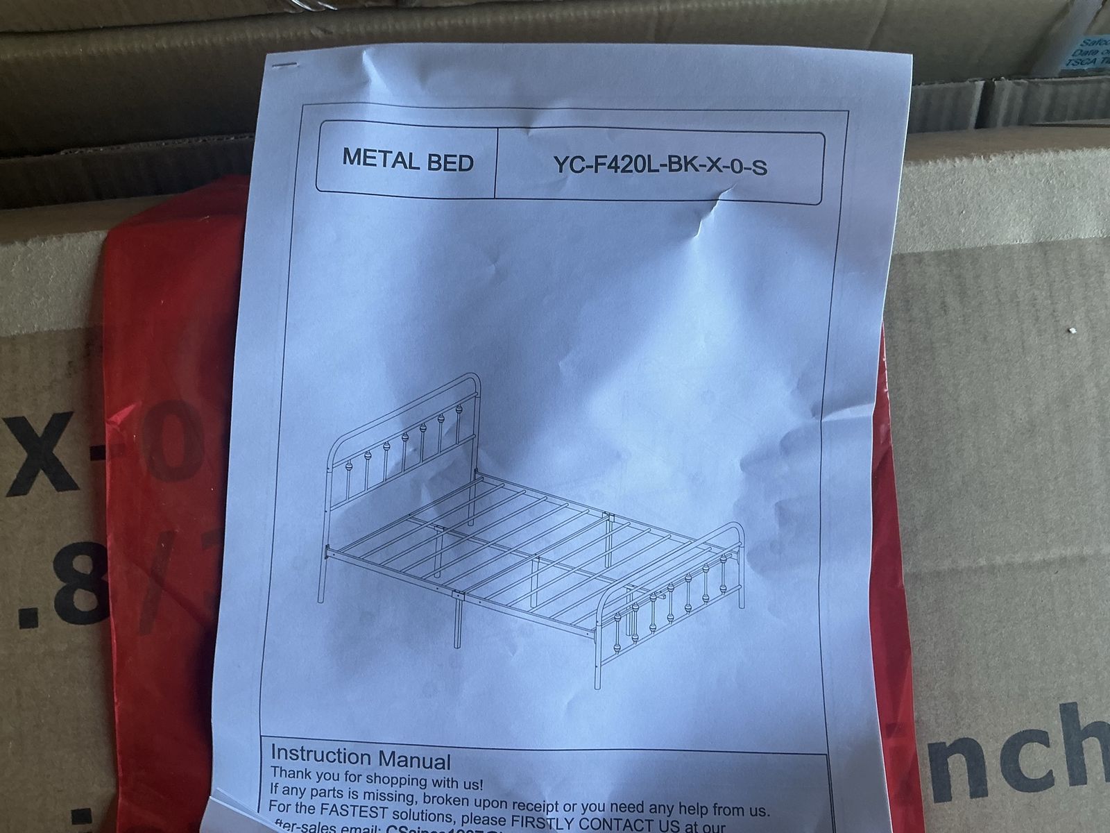 NEW Twin Metal Platform Bed Frame | Black |