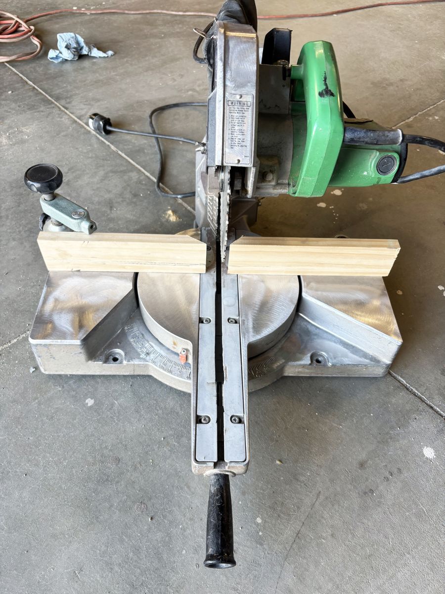 Hitachi C 8FB 8 1/2" Sliding Chop Saw & Blades