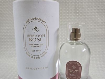 Bath & Body Works Heirloom Rose Essential Oil Perfume Spray 3.4 fl oz 100 mL