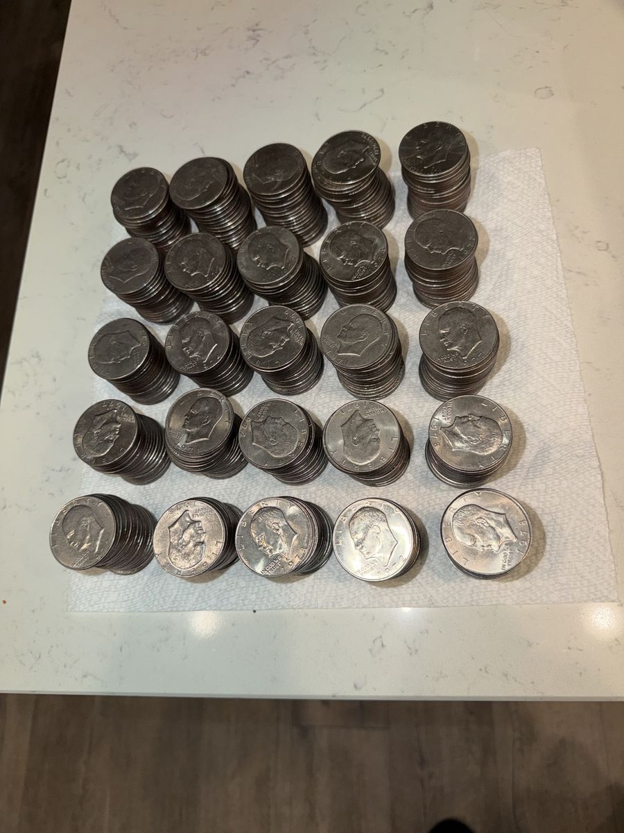 500 Eisenhower Dollars