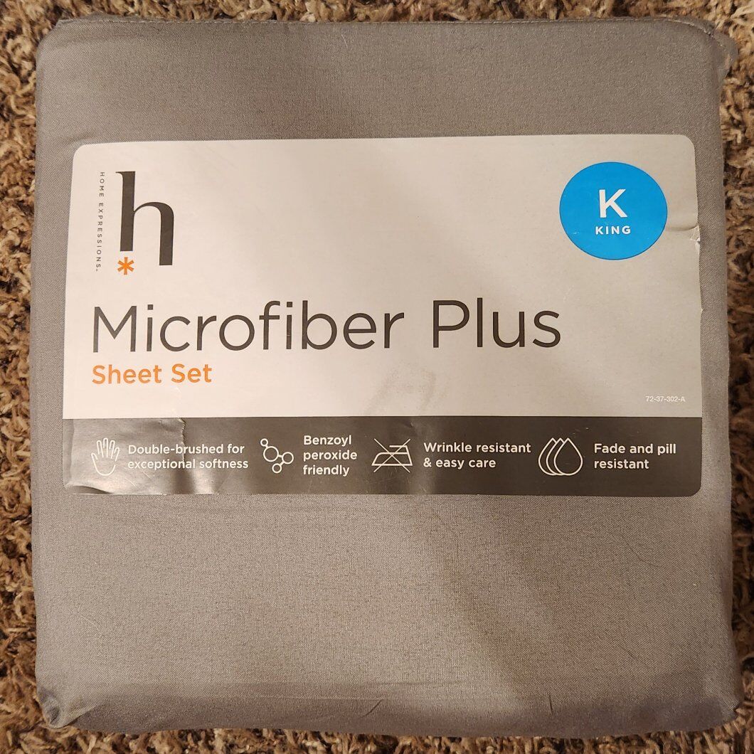 Microfiber sheets king sized