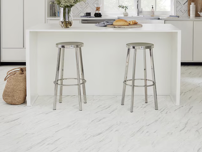 STAINMASTER Tuscana Marble Look Waterproof Luxury Vinyl Tile Flooring