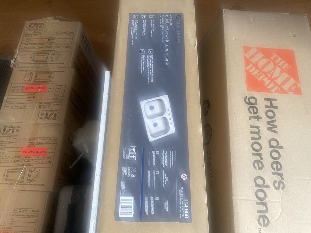 Double Bowl Kitchen Sink New