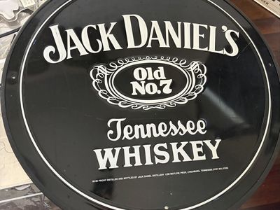 Jack Daniel’s tin old no 7 Tennessee whiskey sign
