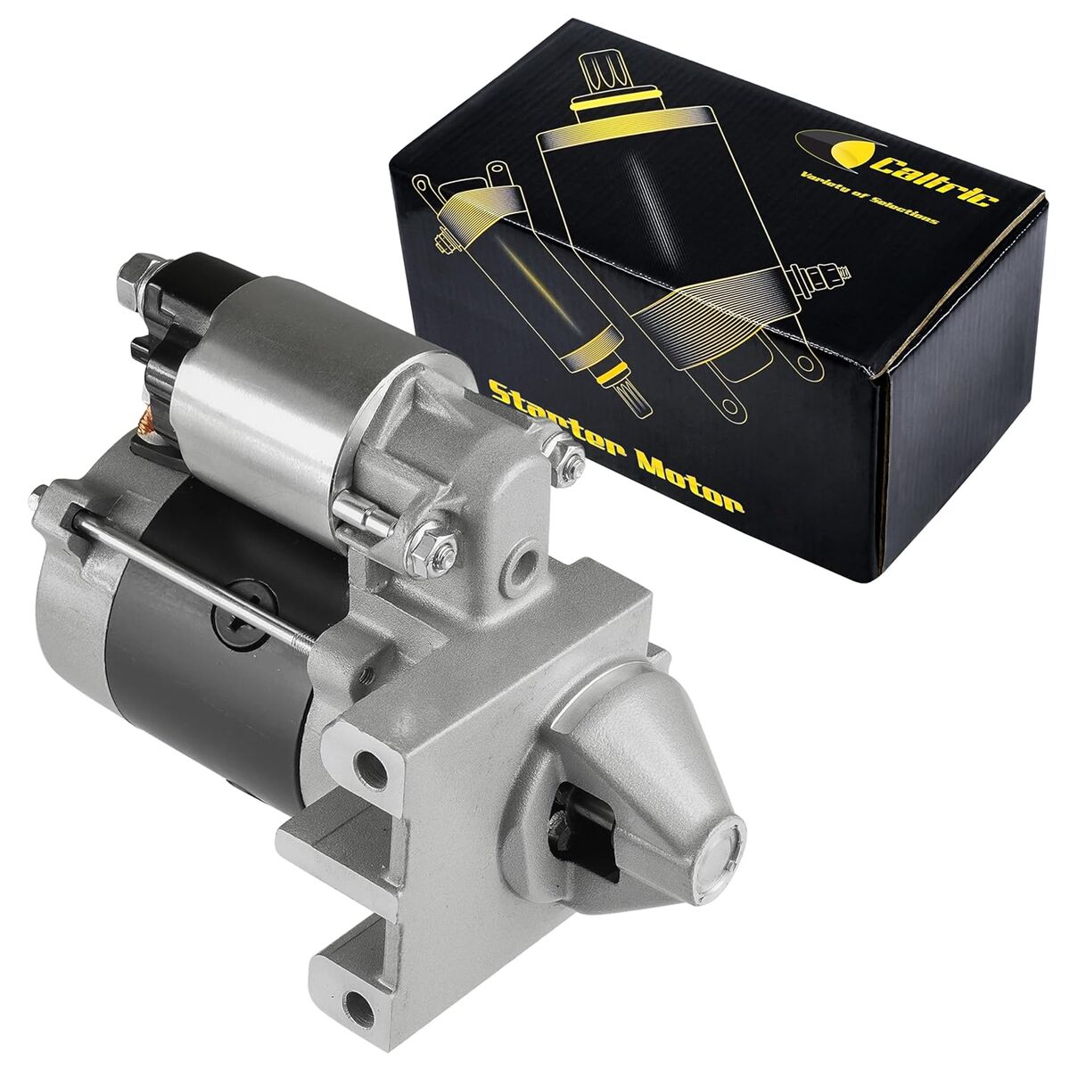 Caltric Starter Compatible With Kawasaki, John Deere, Toro Fb460V Small Engines 211632081 211632070