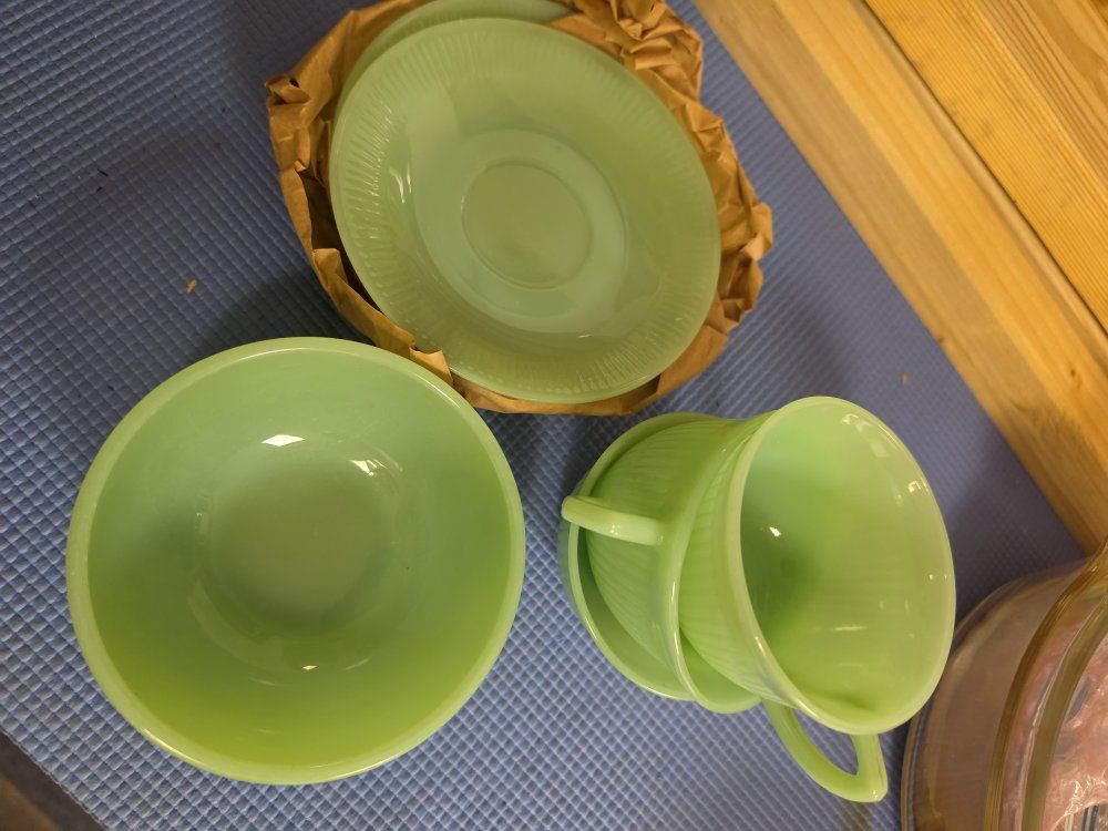 Fire King Jadeite Dinnerware Lot