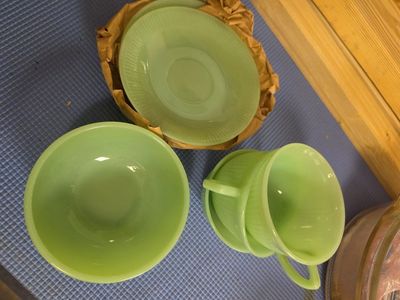 Fire King Jadeite Dinnerware Lot