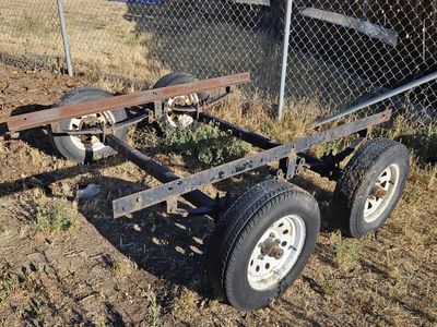 Utility Trailer Frame/Chassis with Wheels - Project or Parts
