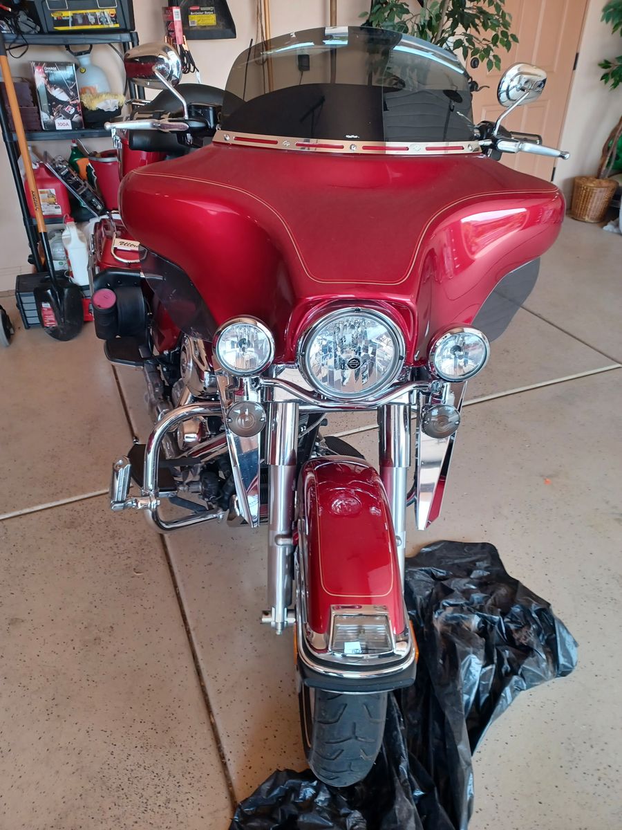 Harley-Davidson Electra Glide Ultra Classic Red Touring Motorcycle