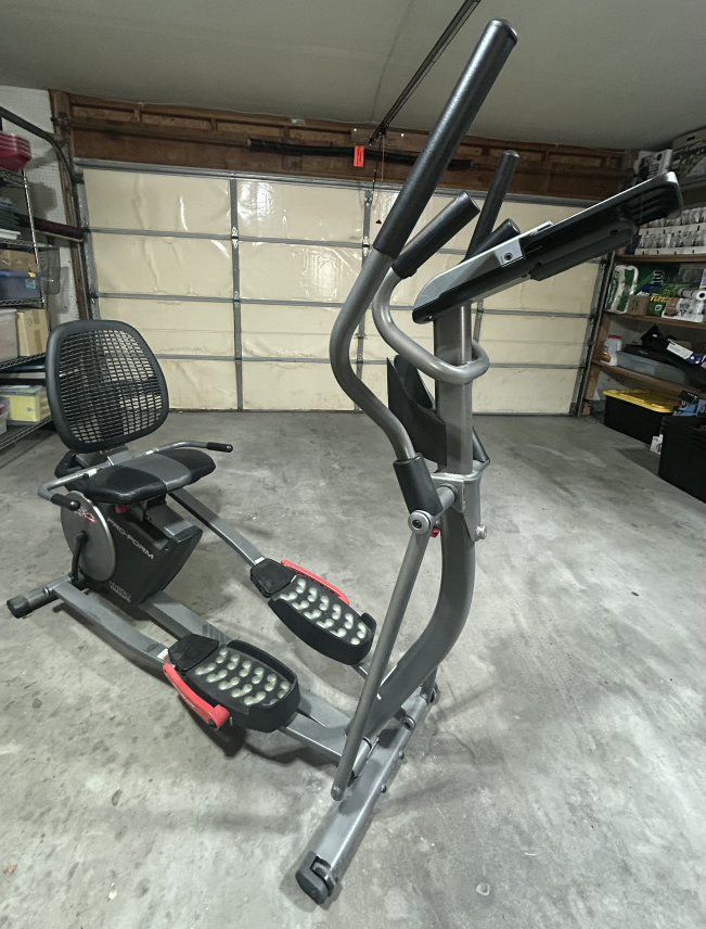 Pro-Form Hybrid Trainer
Elliptical and Recumbent Bike
