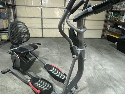 Pro-Form Hybrid Trainer
Elliptical and Recumbent Bike