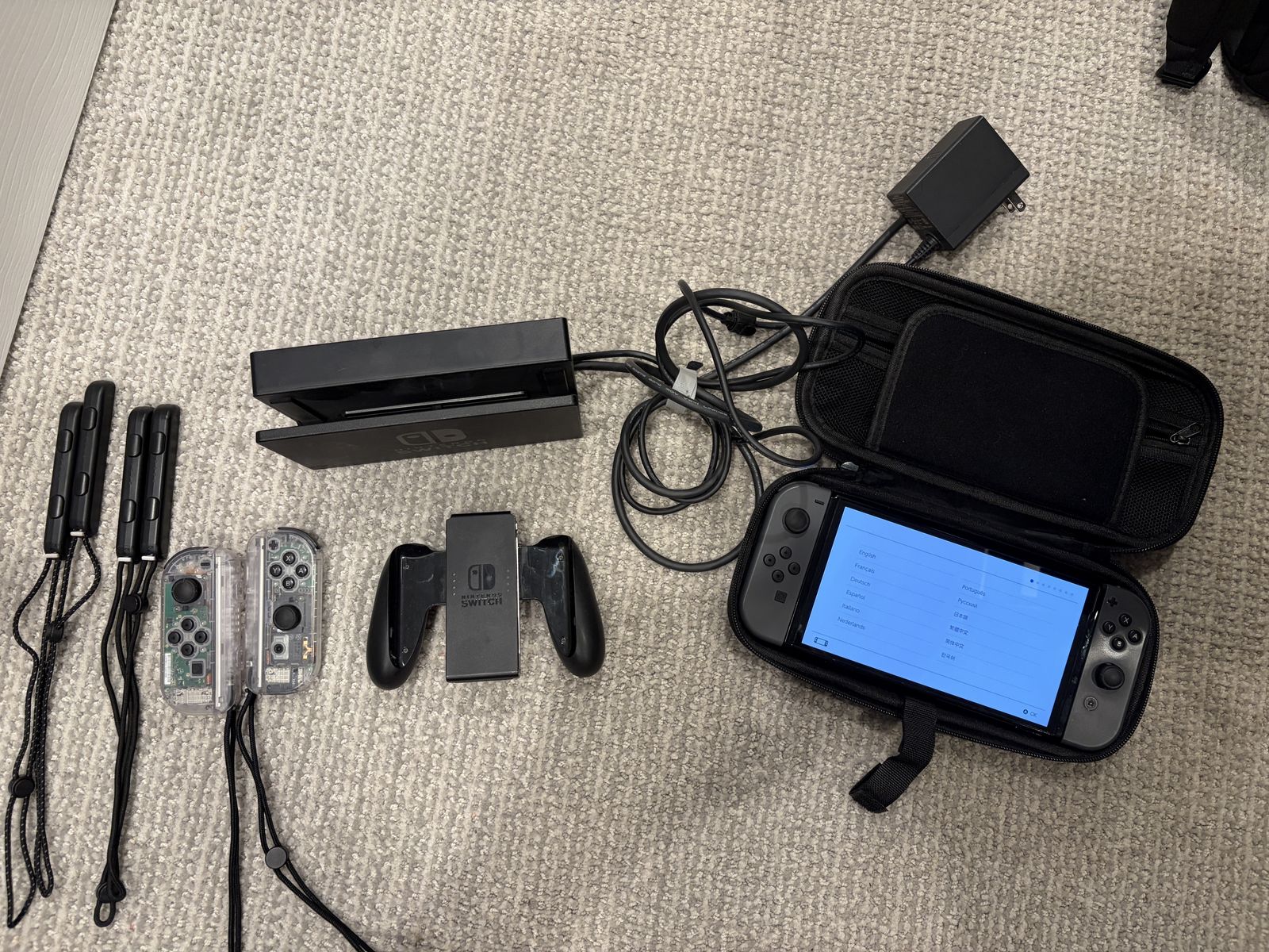 Nintendo Switch OLED Black with 256GB Micro SSD