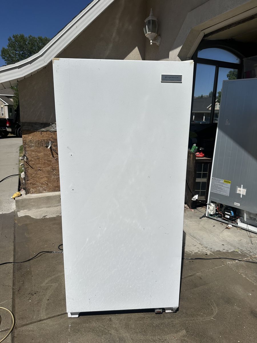 Old Upright Garage Freezer