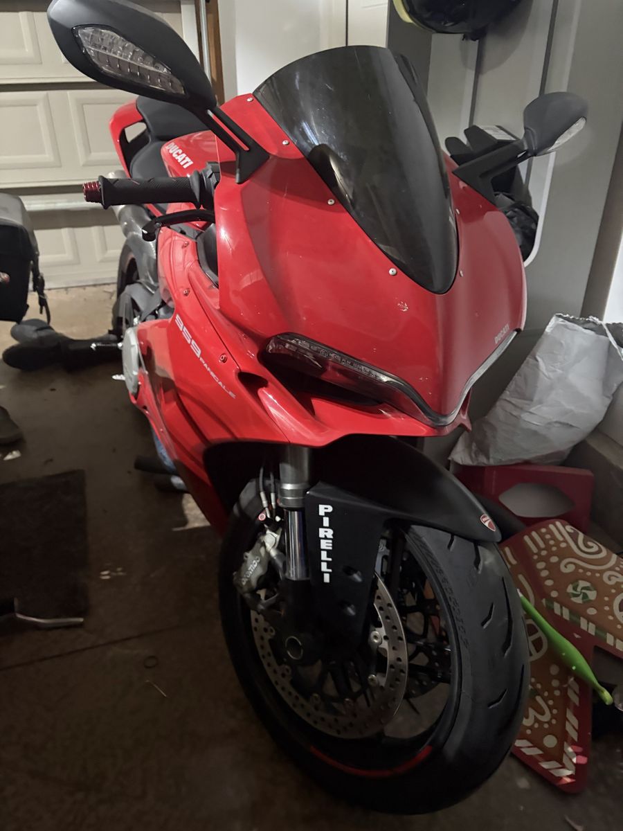 Ducati 959 Panigale Red Sportbike Motorcycle