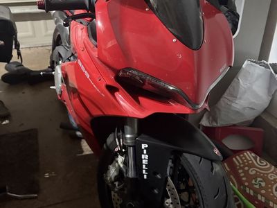 Ducati 959 Panigale Red Sportbike Motorcycle