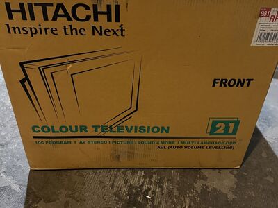 Hitachi 21in Tube Tv New In Box