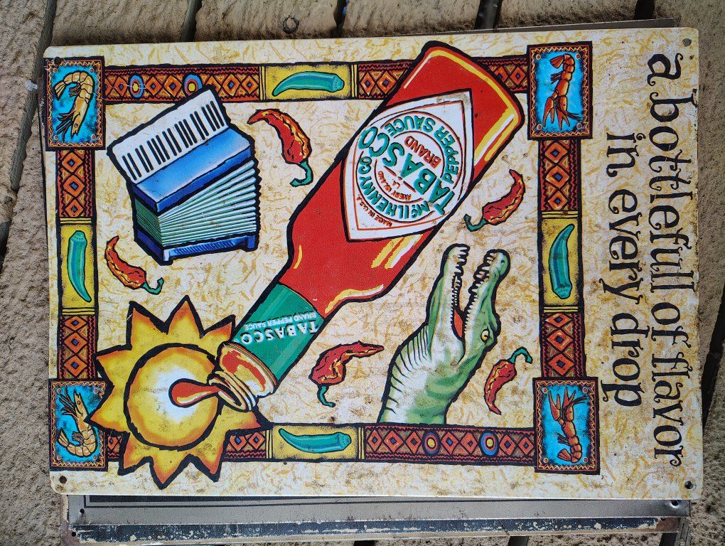 6 metal signs