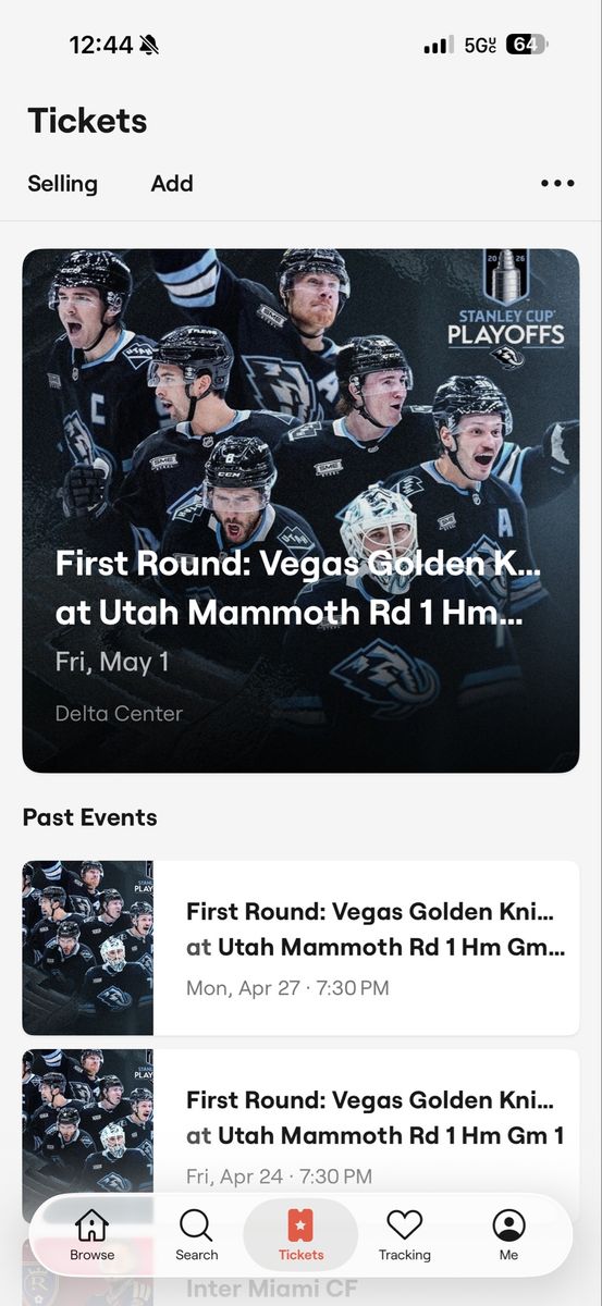 Game 6 mammoth tickets