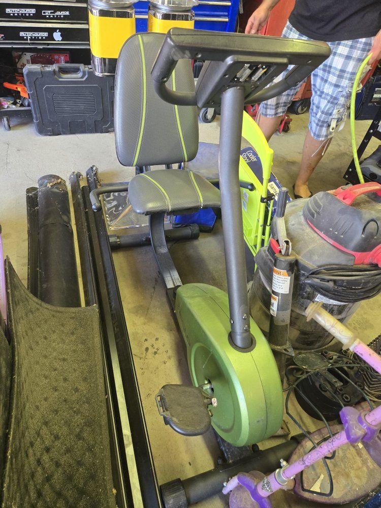 Cordoba Sport Series Recumbent Exercise Bike - Green & Grey