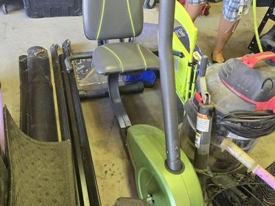 Cordoba Sport Series Recumbent Exercise Bike - Green & Grey