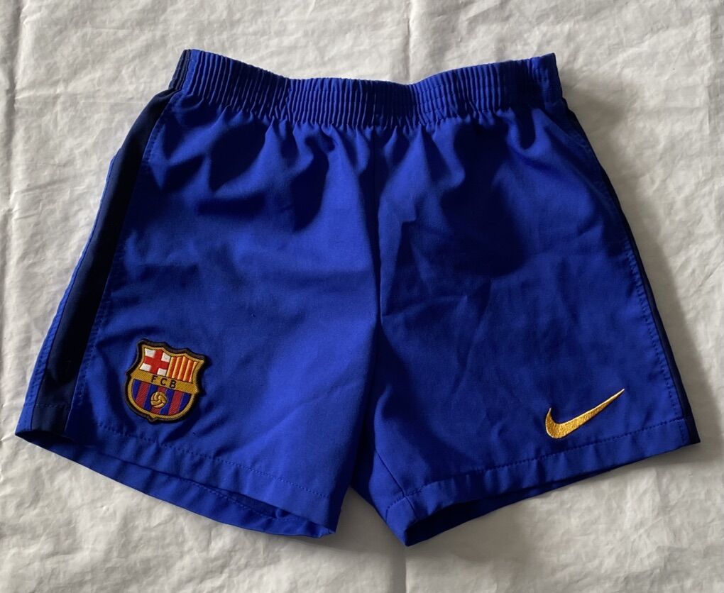 Nike FC Barcelona Home Soccer Shorts XS (3-4y) New