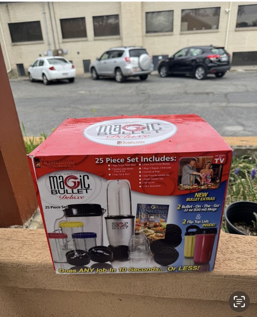 The original magic bullet express deluxe blender 25 Pc SET
