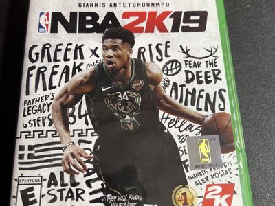 NBA 2K19 - Xbox One (Giannis Antetokounmpo Cover) 4K Ultra HD Enhanced Basketball Game