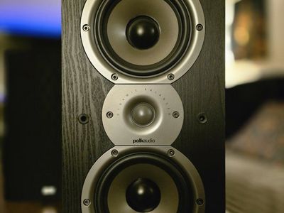 Polk Audio TSi200 Bookshelf Speakers - Black, Pair