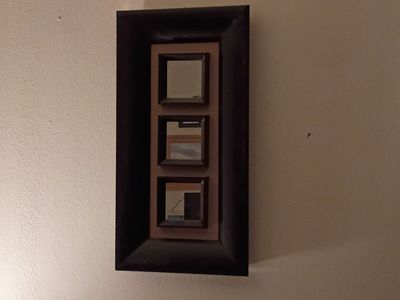 Wood frames with mirrors