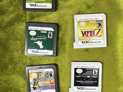 Nintendo DS 3DS Games Lot - Zelda, Spider-Man, Nin