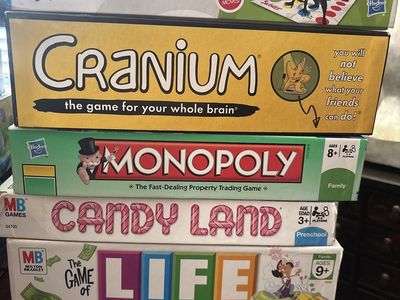 Classic Board Games Bundle: Twister, Cranium, Monopoly, Candy Land, and The Game of Life