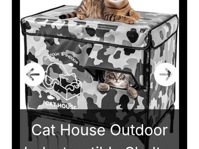 Outdoor Cat Shelter (NEW)