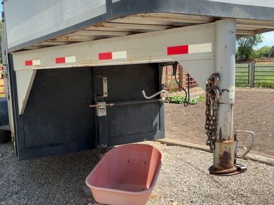 1998 Featherlite 6’8” × 18’ Steel Gooseneck Stock Trailer