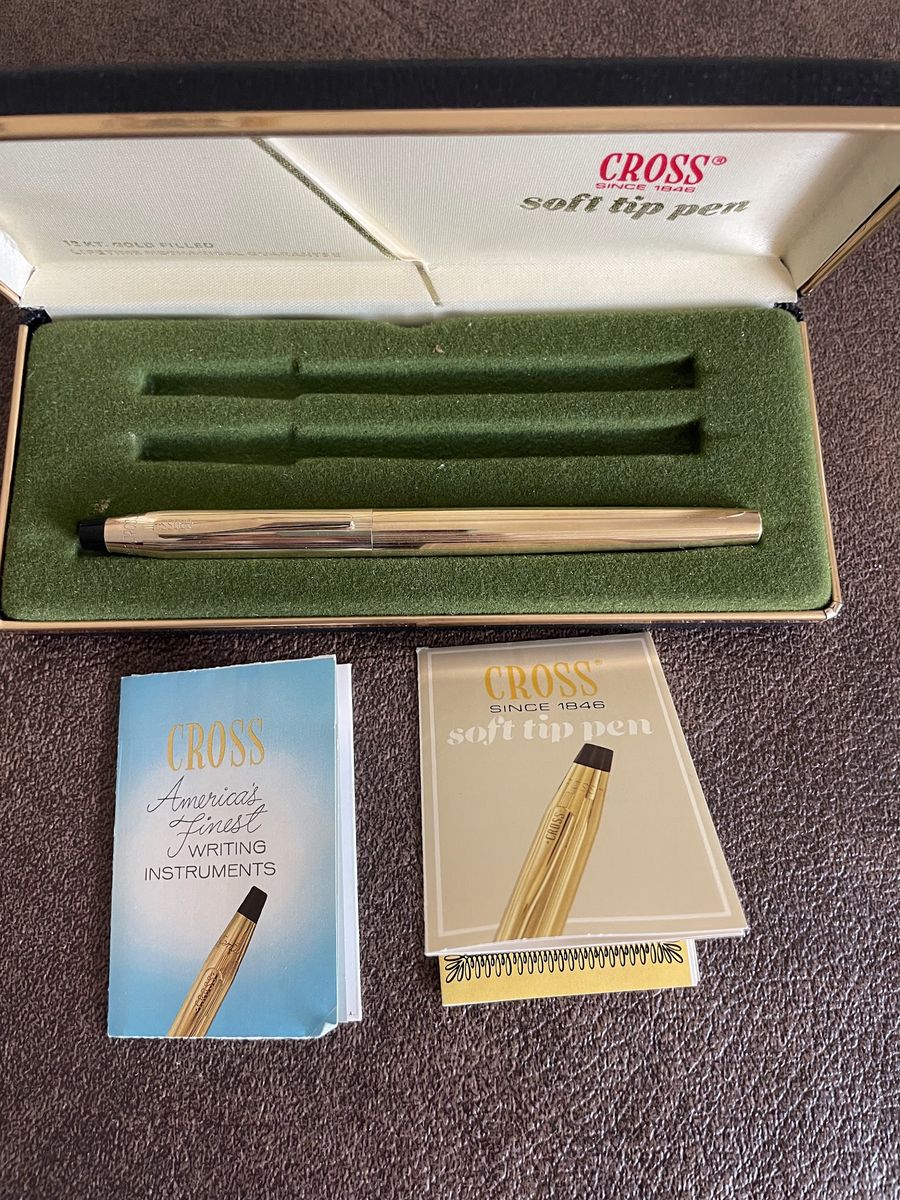 Vintage 12kt Gold Cross Soft Tip Pen