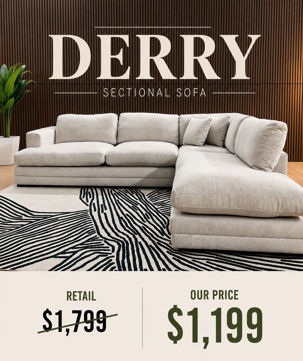 DERRY FABRIC SECTIONAL